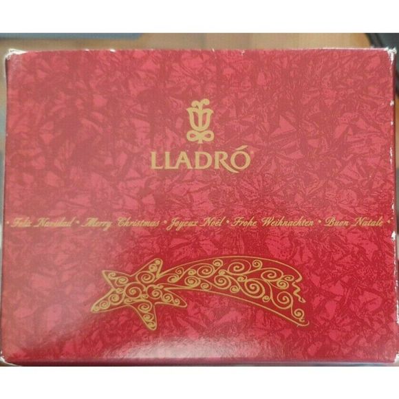 Retired Lladro Christmas Ornament Balls Spanish Porcelain Figurine 2003 #20703 - Picture 7 of 7